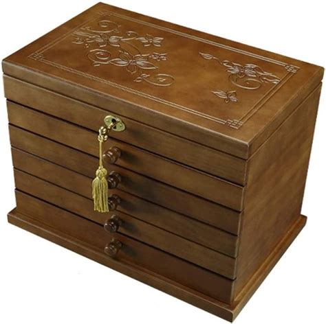 locking wooden jewelry boxes